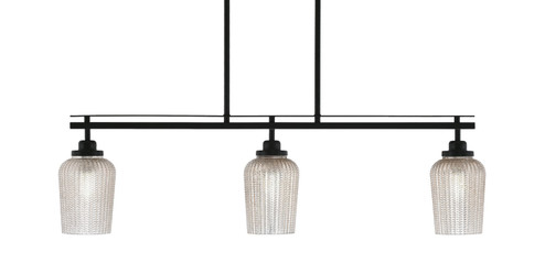 Odyssey Three Light Island Pendant in Matte Black (200|2636-MB-4253)