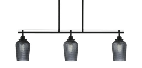 Odyssey Three Light Island Pendant in Matte Black (200|2636-MB-4252)