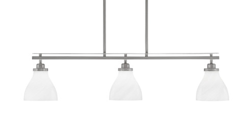 Odyssey Three Light Island Pendant in Brushed Nickel (200|2636-BN-4761)