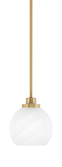 Odyssey One Light Mini Pendant in New Age Brass (200|2601-NAB-4101)