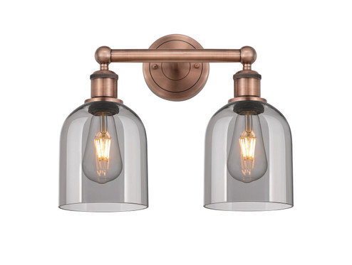 Edison Two Light Bath Vanity in Antique Copper (405|616-2W-AC-G558-6SM)
