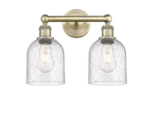 Edison Two Light Bath Vanity in Antique Brass (405|616-2W-AB-G558-6SDY)