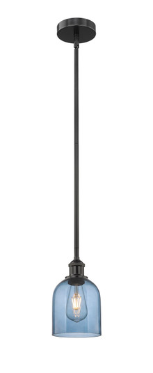 Edison One Light Mini Pendant in Matte Black (405|616-1S-BK-G558-6BL)