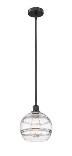 Edison One Light Mini Pendant in Matte Black (405|616-1S-BK-G556-10CL)