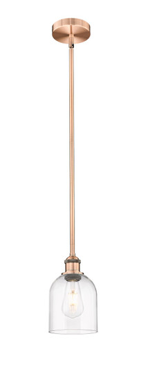 Edison One Light Mini Pendant in Antique Copper (405|616-1S-AC-G558-6CL)