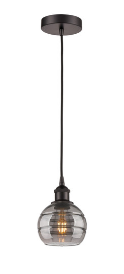 Edison One Light Mini Pendant in Oil Rubbed Bronze (405|616-1P-OB-G556-6SM)
