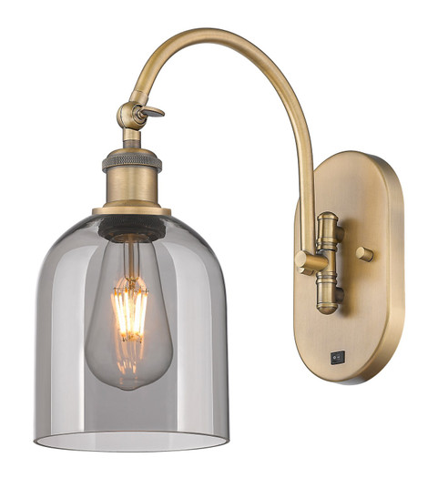 Ballston One Light Wall Sconce in Brushed Brass (405|518-1W-BB-G558-6SM)