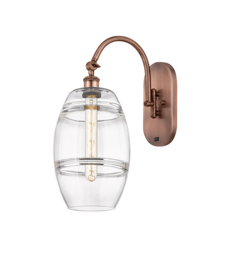 Ballston One Light Wall Sconce in Antique Copper (405|518-1W-AC-G557-8CL)
