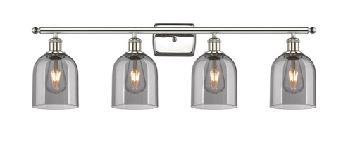 Ballston Four Light Bath Vanity in Polished Nickel (405|516-4W-PN-G558-6SM) Ballston Four Light Bath Vanity in Polished Nickel (405|516-4W-PN-G558-6SM)