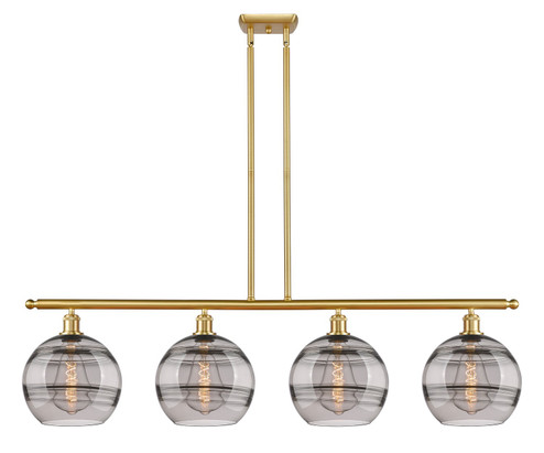 Ballston Four Light Island Pendant in Satin Gold (405|516-4I-SG-G556-10SM)