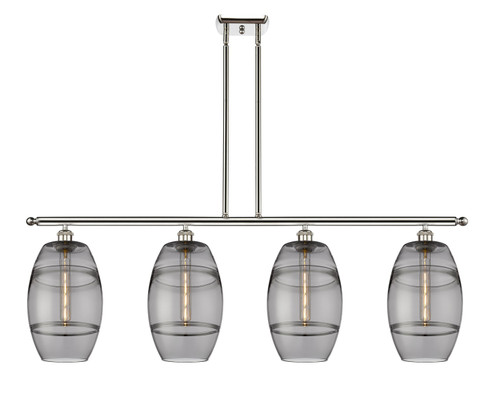 Ballston LED Island Pendant in Polished Nickel (405|516-4I-PN-G557-8SM)