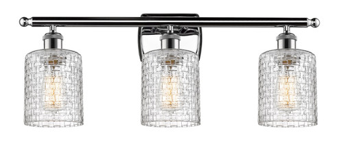 Ballston Three Light Bath Vanity in Polished Chrome (405|516-3W-PC-G112C-5CL)