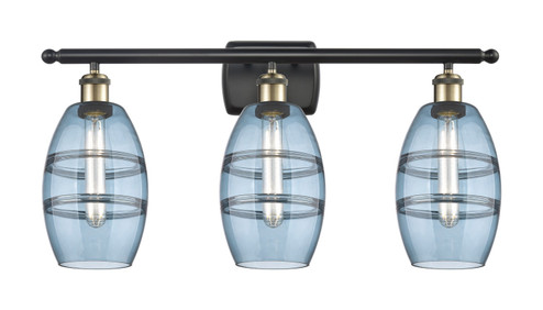 Ballston LED Bath Vanity in Black Antique Brass (405|516-3W-BAB-G557-6BL)