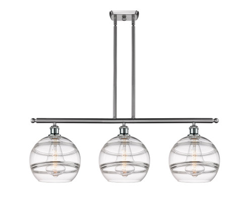 Ballston Three Light Island Pendant in Brushed Satin Nickel (405|516-3I-SN-G556-10CL)