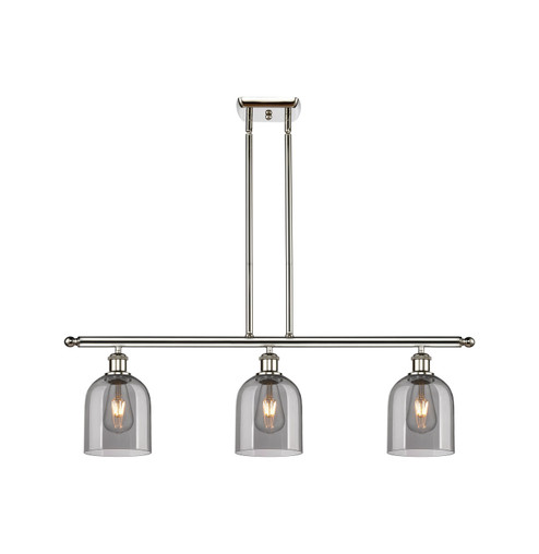 Ballston Three Light Island Pendant in Polished Nickel (405|516-3I-PN-G558-6SM)