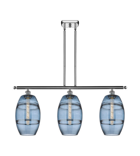 Ballston Three Light Island Pendant in Polished Chrome (405|516-3I-PC-G557-8BL)