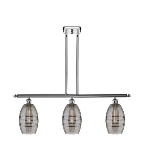 Ballston Three Light Island Pendant in Polished Chrome (405|516-3I-PC-G557-6SM)