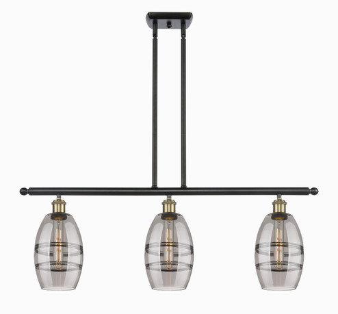 Ballston Three Light Island Pendant in Black Antique Brass (405|516-3I-BAB-G557-6SM)