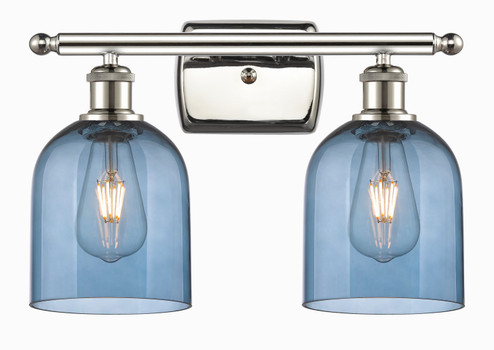 Ballston Two Light Bath Vanity in Polished Nickel (405|516-2W-PN-G558-6BL)
