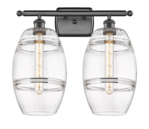Ballston Two Light Bath Vanity in Oil Rubbed Bronze (405|516-2W-OB-G557-8CL)