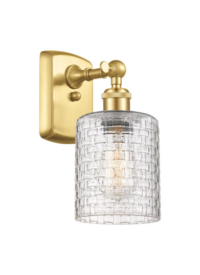 Ballston One Light Wall Sconce in Satin Gold (405|516-1W-SG-G112C-5CL)