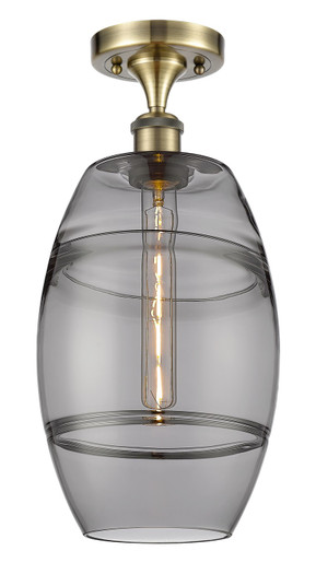 Ballston LED Semi-Flush Mount in Antique Brass (405|516-1C-AB-G557-8SM)