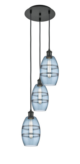 Ballston LED Pendant in Matte Black (405|113B-3P-BK-G557-6BL) Ballston LED Pendant in Matte Black (405|113B-3P-BK-G557-6BL)