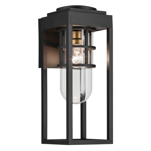 Hone One Light Outdoor Wall Mount in Textured Black (12|59138BKT)