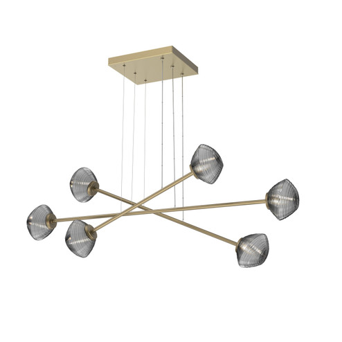 Mesa LED Lantern in Gilded Brass (404|PLB0089-M3-GB-S-CA1-L1)