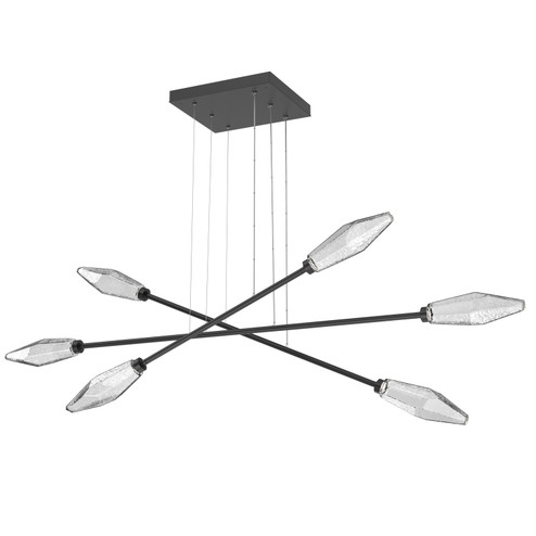 Rock Crystal LED Lantern in Matte Black (404|PLB0050-M3-MB-C-CA1-L3)