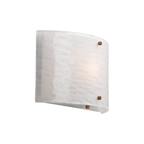 Textured Glass One Light Wall Sconce in Heritage Brass (404|CSB0044-0A-HB-IW-E2)