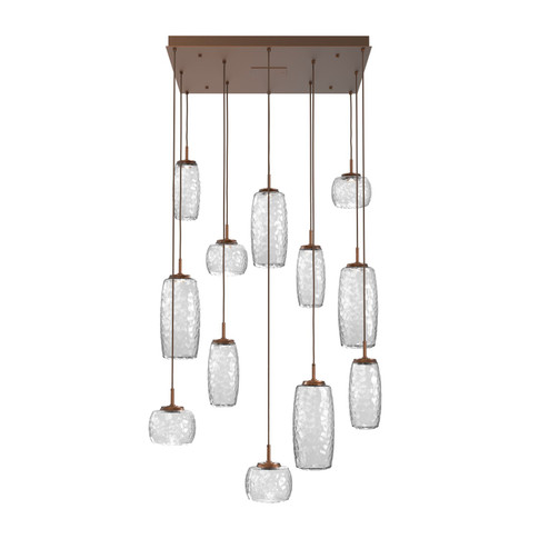 Vessel LED Pendant in Burnished Bronze (404|CHB0091-12-BB-C-C01-L1)
