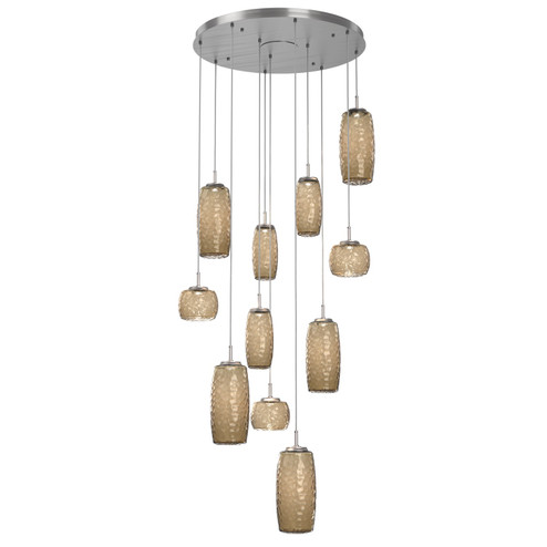 Vessel LED Pendant in Satin Nickel (404|CHB0091-11-SN-B-C01-L1)
