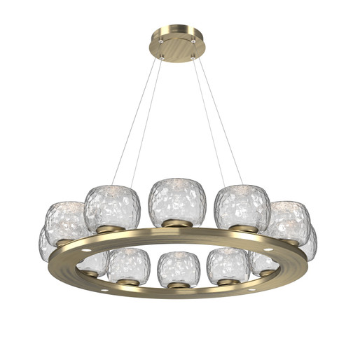 Vessel LED Chandelier in Heritage Brass (404|CHB0091-0C-HB-C-CA1-L3)