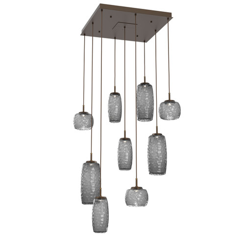 Vessel LED Pendant in Flat Bronze (404|CHB0091-09-FB-S-C01-L3)