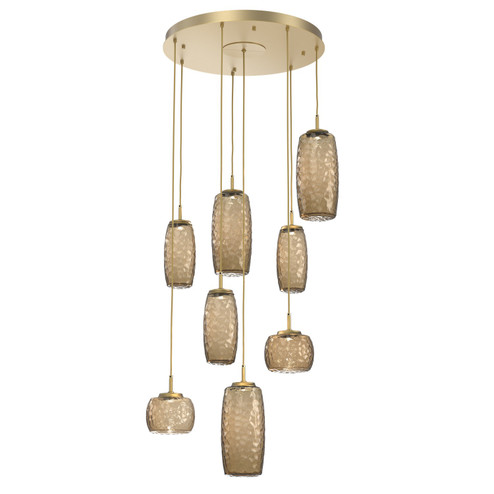 Vessel LED Pendant in Gilded Brass (404|CHB0091-08-GB-B-C01-L1)