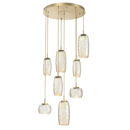Vessel LED Pendant in Gilded Brass (404|CHB0091-08-GB-A-C01-L1)