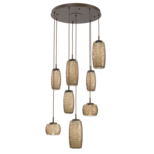Vessel LED Pendant in Flat Bronze (404|CHB0091-08-FB-B-C01-L3)