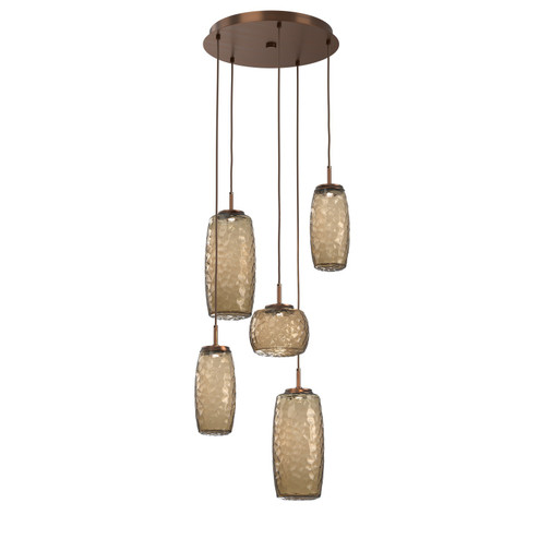 Vessel LED Pendant in Oil Rubbed Bronze (404|CHB0091-05-RB-B-C01-L3)
