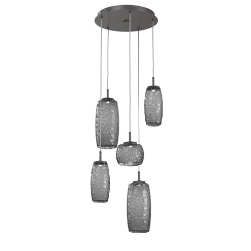 Vessel LED Pendant in Graphite (404|CHB0091-05-GP-S-C01-L3)
