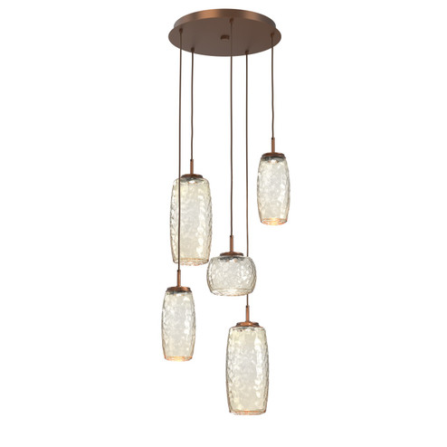 Vessel LED Pendant in Burnished Bronze (404|CHB0091-05-BB-A-C01-L3)