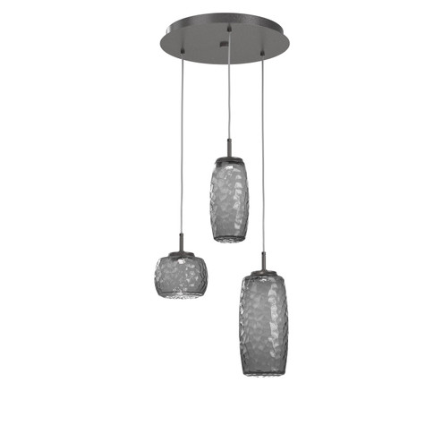 Vessel LED Pendant in Graphite (404|CHB0091-03-GP-S-C01-L1)