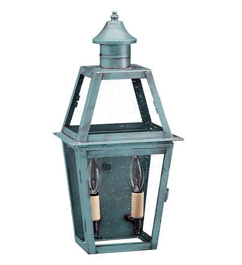 Uxbridge Two Light Wall Mount in Verdi Gris (196|2231-VG-LT2-CSG)