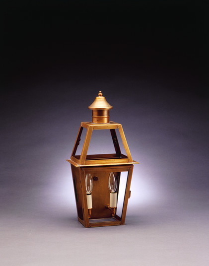 Uxbridge Two Light Wall Mount in Antique Brass (196|2231-AB-LT2-CLR)