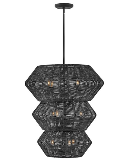 Luca LED Chandelier in Black (13|40388BLK)