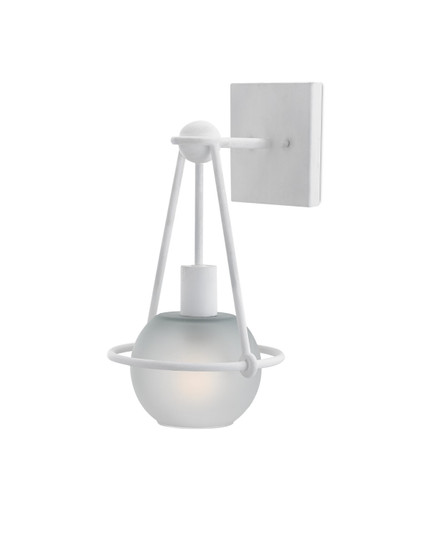 Halliday Collection One Light Wall Sconce in Gesso White (142|5000-0120)