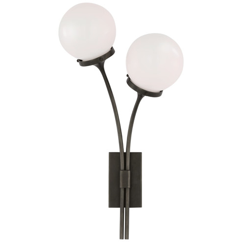 Prescott Two Light Wall Sconce in Bronze (268|KS 2408BZ-WG)