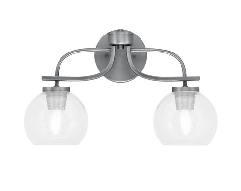 Cavella Two Light Bath Bar in Graphite (200|3912-GP-4100)