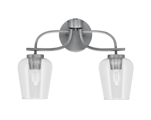 Cavella Two Light Bath Bar in Graphite (200|3912-GP-210)