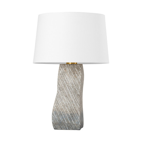 Raiden One Light Table Lamp in Aged Brass/ Ceramic Windswept White (70|L4629-AGB/CDW)